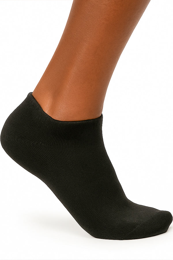 BLACK FORTUNE 12-Pair Unisex Ankle Socks