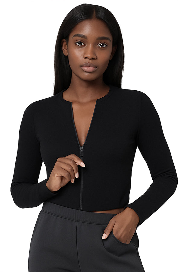 BLACK FORTUNE Donna Long Sleeve Top