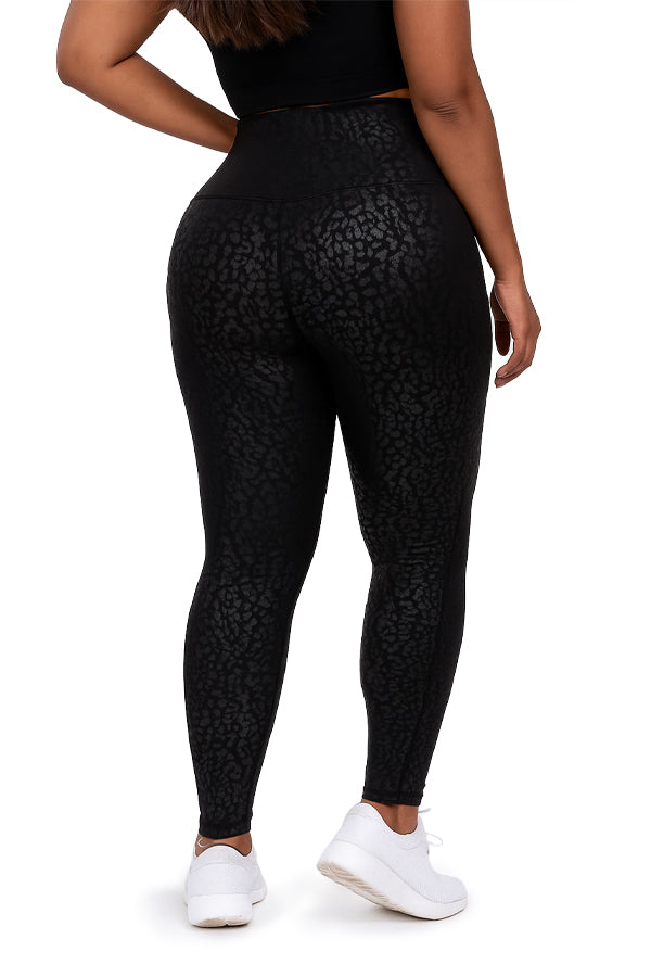 BLACK FORTUNE Women’s Plus-Sized High Waisted Leggings - Buttery Soft Workout Leggings for Women with Tummy Control - Compression Fit Legging for Women - Squat Proof Athletic Plus Size Yoga Pants