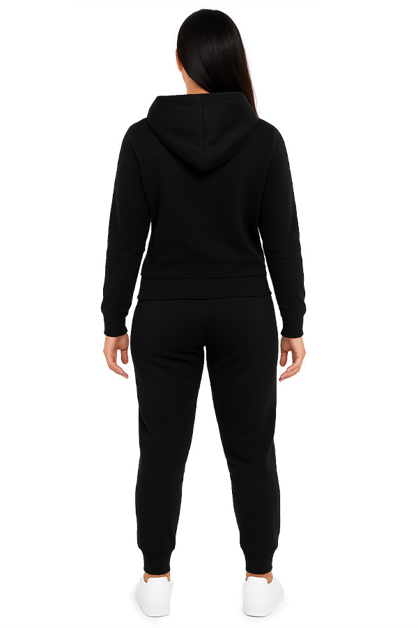 BLACK FORTUNE Unisex Blank Cotton Hoodie - Plain Pullover Hooded Sweatshirt with Kangaroo Pocket, Fleece-Lined Oversized Plain Hoodie - Soft Hoodies for Men & Women