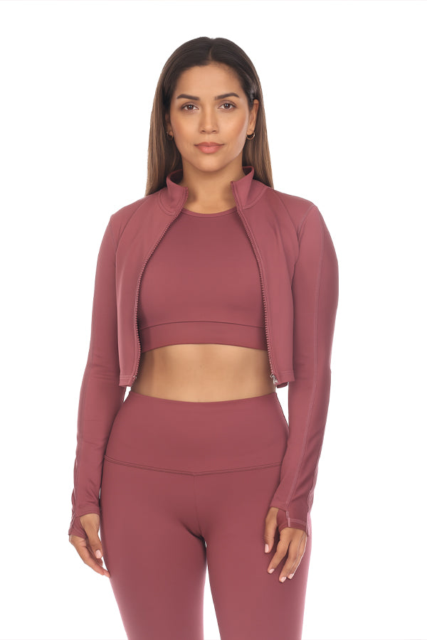 BLACK FORTUNE Workout Jacket for Women - Slim Fit Athletic Jacket, Lightweight Running Tops - Full Zip Activewear Zip Up Jackets for Yoga, Gym, Running, Exercise & Sportswear