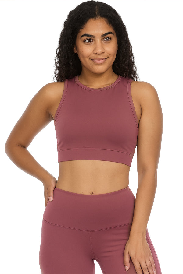 BLACK FORTUNE High Impact Sports Bras for Women - Padded Workout Bra for Yoga, Gym, Running, and Fitness Training - Soft, Breathable, Moisture-Wicking Pullover Sports Bra for Women