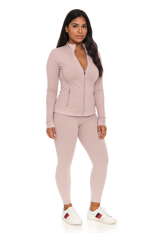 BLACK FORTUNE Workout Sets for Women - Women's Gym Sets - Matching Leggings and Top Activewear Outfit for Gym, Yoga, or Everyday Wear