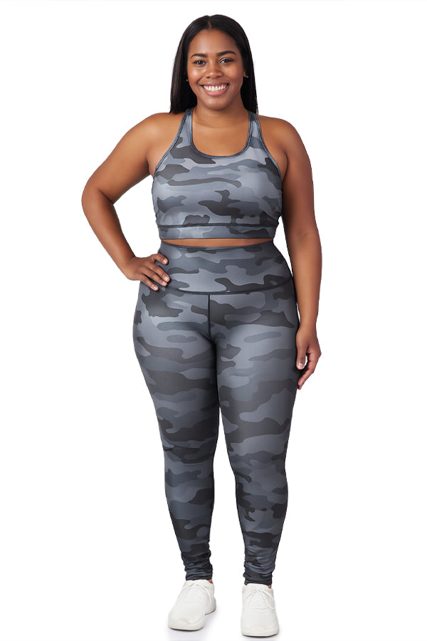 BLACK FORTUNE Plus Size Workout Sets for Women - Plus Sized 2 Piece Women's Gym Sets - Matching Leggings and Top Activewear Outfit for Gym, Yoga, or Everyday Wear