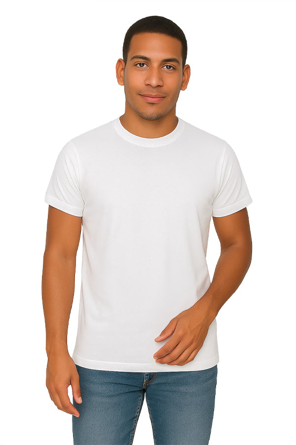 BLACK FORTUNE Crew Neck T Shirts for Men - Comfortable Short Sleeve Cotton Tee with Classic Fit -  Soft Mens T-Shirts for Everyday Casual Outfits, Layering, or Lounging