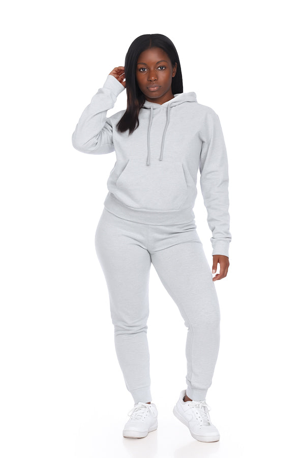 BLACK FORTUNE Unisex Blank Cotton Hoodie